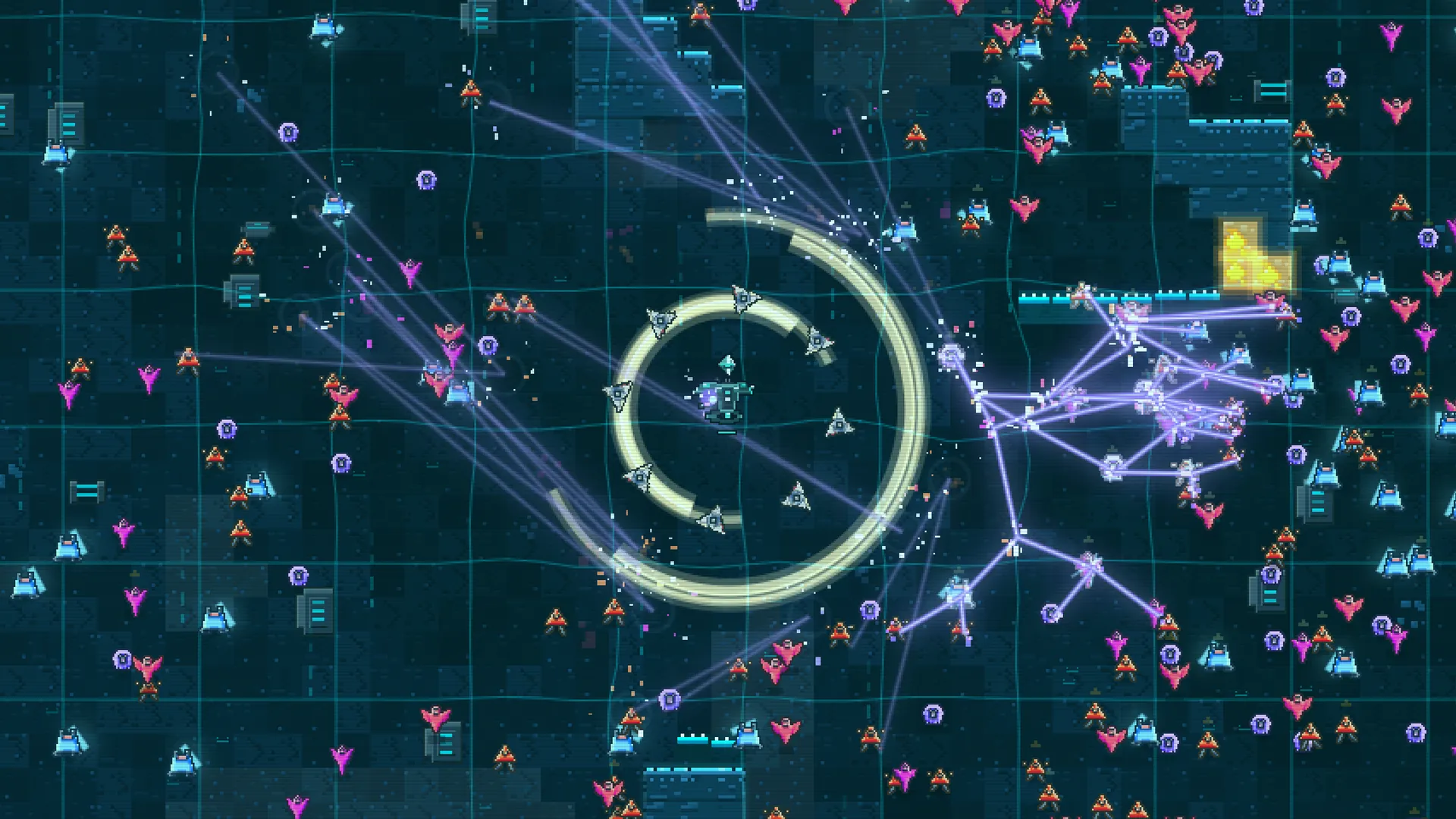 Evolved Quantum Lightning branching through the horde